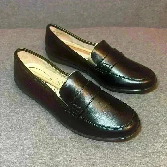 Life Stride Nico Loafer I2925M1001 Black Synthetic Women Sz 10 New, never worn! - Picture 3 of 12